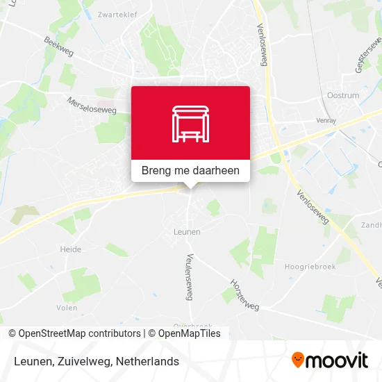 Leunen, Zuivelweg kaart