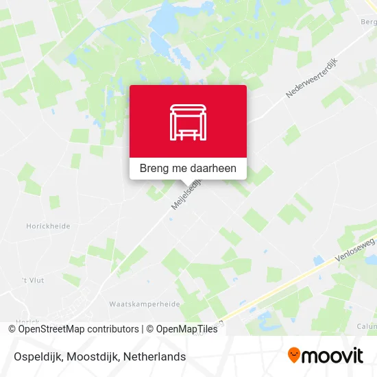 Ospeldijk, Moostdijk kaart