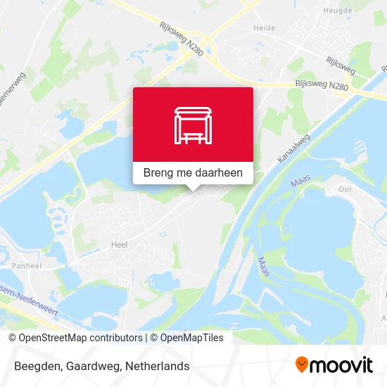 Beegden, Gaardweg kaart