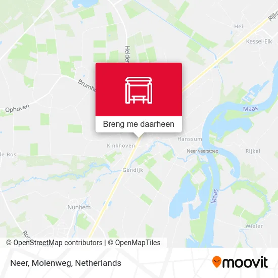 Neer, Molenweg kaart