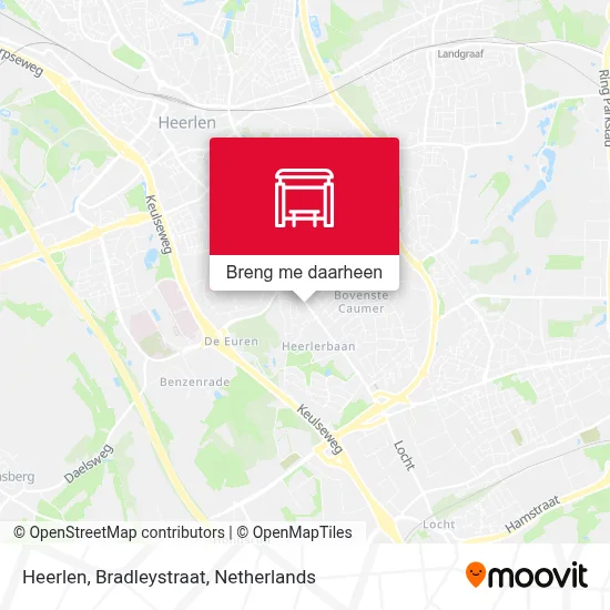 Heerlen, Bradleystraat kaart