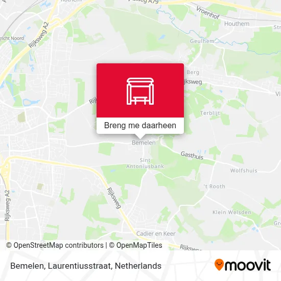 Bemelen, Laurentiusstraat kaart