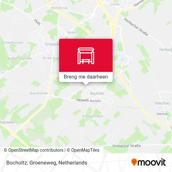 Bocholtz, Groeneweg kaart