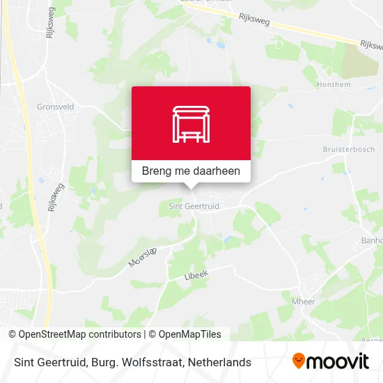 Sint Geertruid, Burg. Wolfsstraat kaart