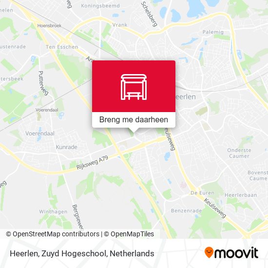 Heerlen, Zuyd Hogeschool kaart