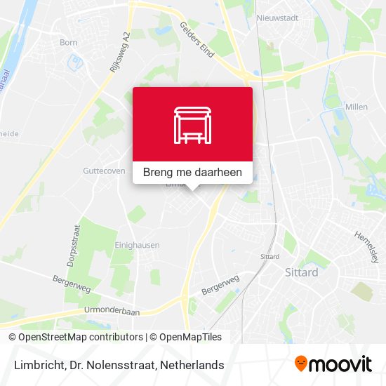 Limbricht, Dr. Nolensstraat kaart