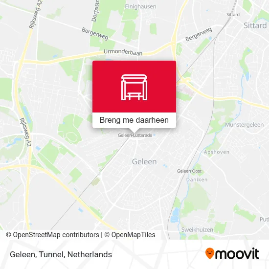 Geleen, Tunnel kaart