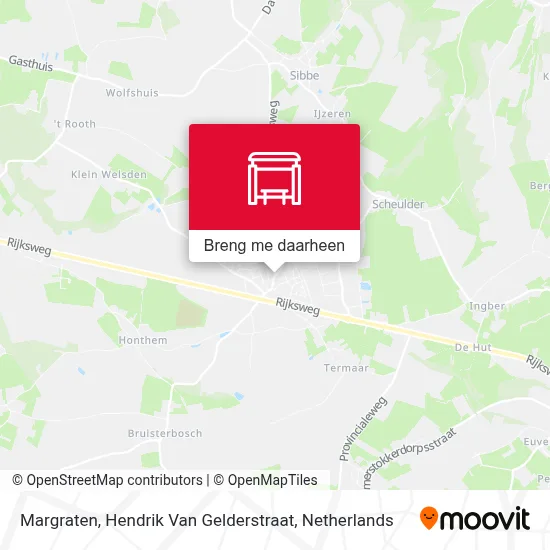 Margraten, Hendrik Van Gelderstraat kaart