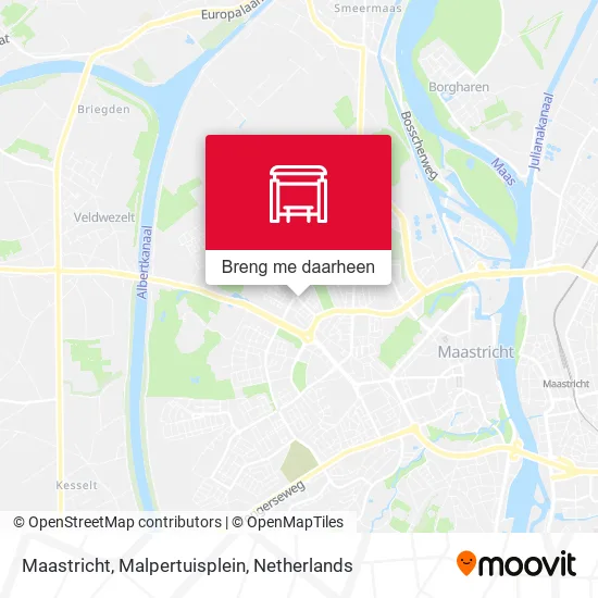Maastricht, Malpertuisplein kaart