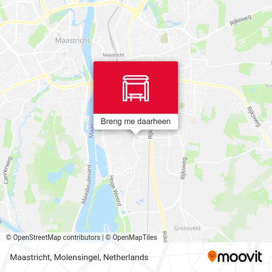 Maastricht, Molensingel kaart