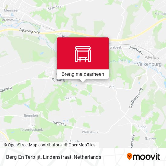 Berg En Terblijt, Lindenstraat kaart