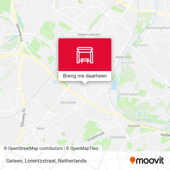 Geleen, Lorentzstraat kaart