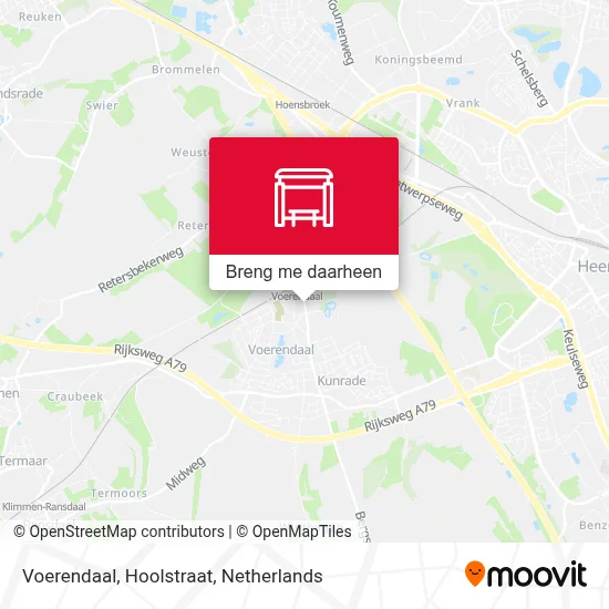 Voerendaal, Hoolstraat kaart