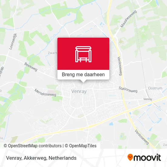 Venray, Akkerweg kaart