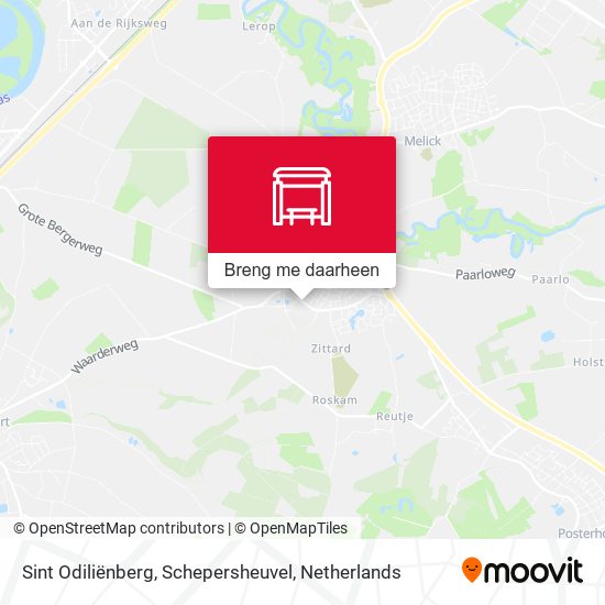 Sint Odiliënberg, Schepersheuvel kaart