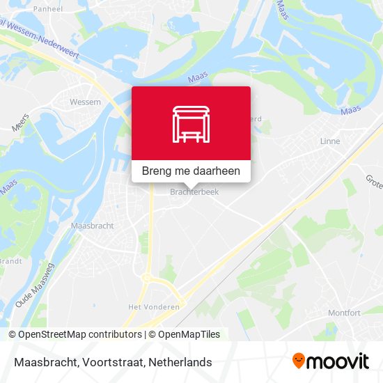 Maasbracht, Voortstraat kaart