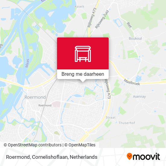 Roermond, Cornelishoflaan kaart