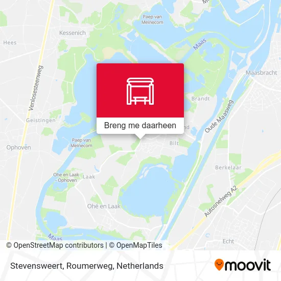 Stevensweert, Roumerweg kaart