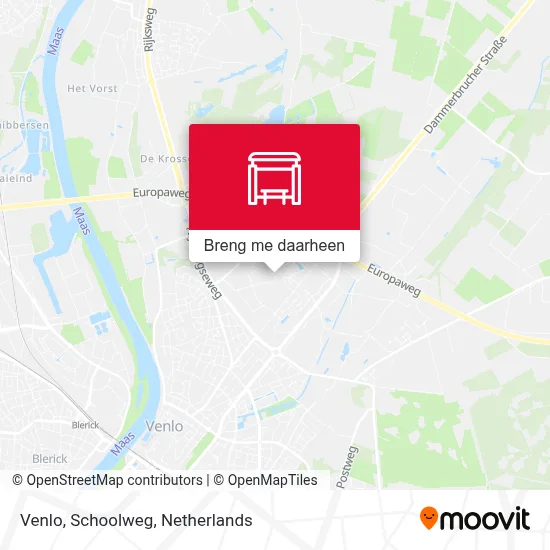 Venlo, Schoolweg kaart