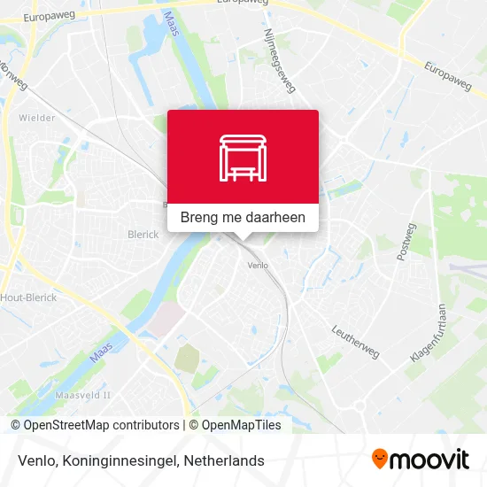 Venlo, Koninginnesingel kaart