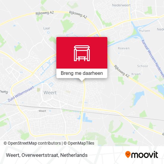 Weert, Overweertstraat kaart