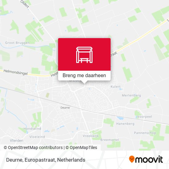 Deurne, Europastraat kaart