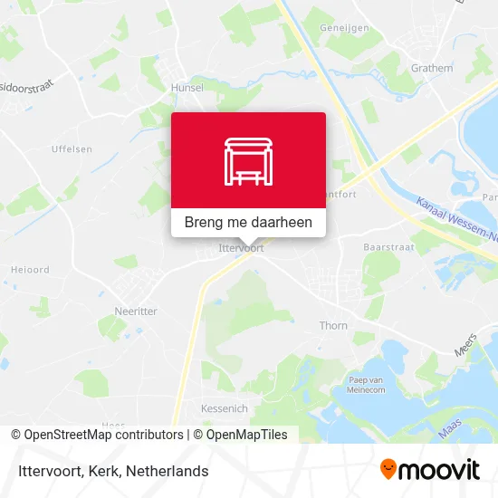 Ittervoort, Kerk kaart