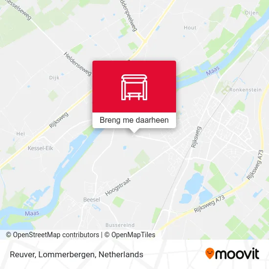 Reuver, Lommerbergen kaart