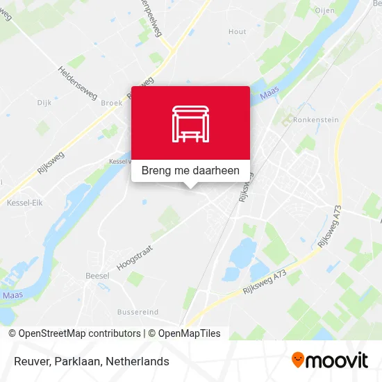 Reuver, Parklaan kaart
