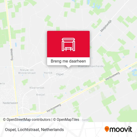 Ospel, Lochtstraat kaart