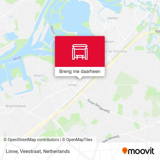 Linne, Veestraat kaart