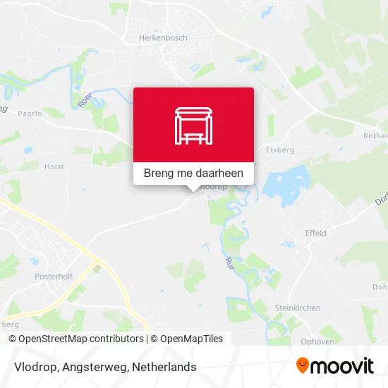Vlodrop, Angsterweg kaart