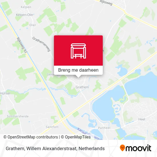 Grathem, Willem Alexanderstraat kaart