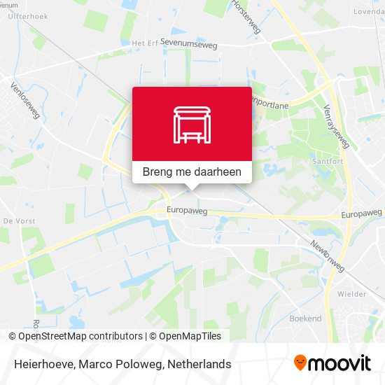 Heierhoeve, Marco Poloweg kaart