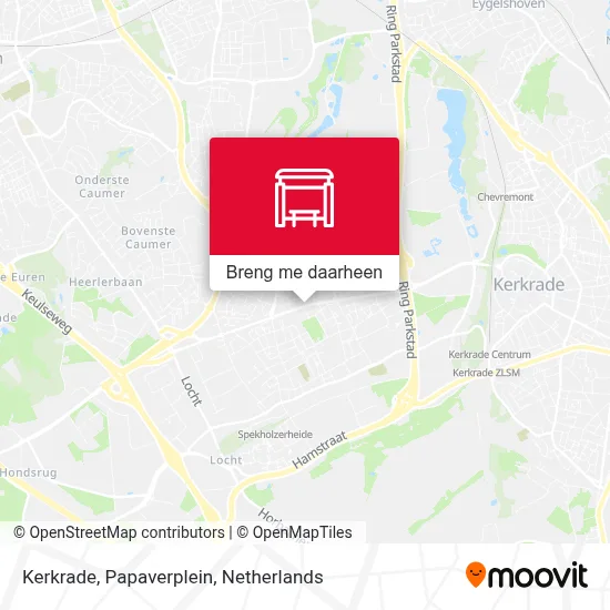 Kerkrade, Papaverplein kaart