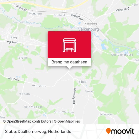 Sibbe, Daalhemerweg kaart
