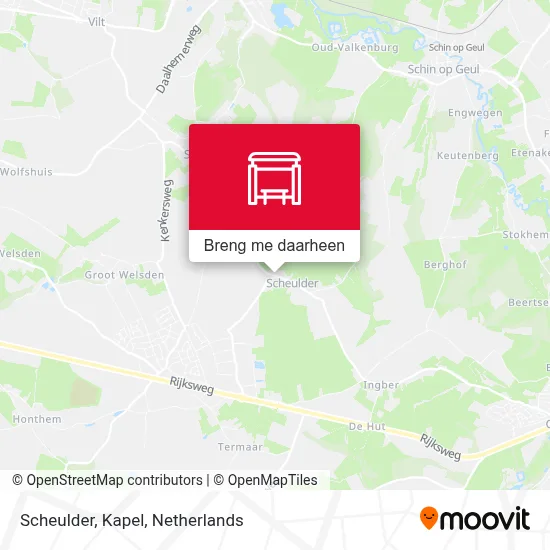 Scheulder, Kapel kaart