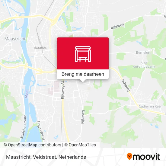 Maastricht, Veldstraat kaart