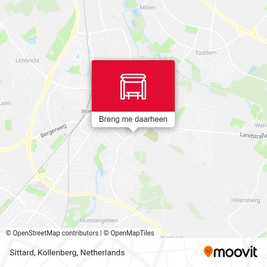 Sittard, Kollenberg kaart
