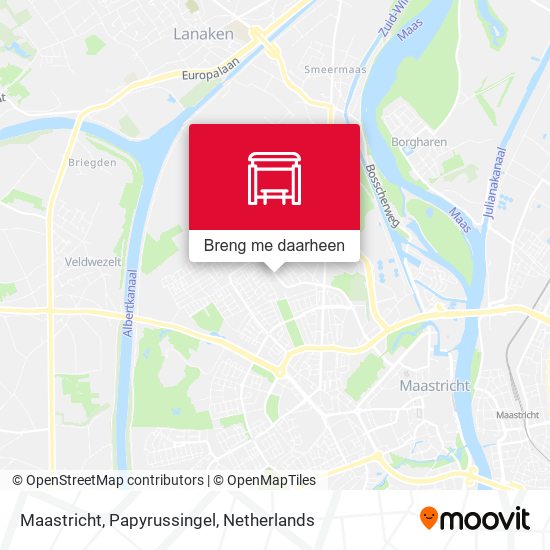 Maastricht, Papyrussingel kaart
