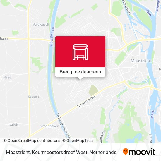 Maastricht, Keurmeestersdreef West kaart