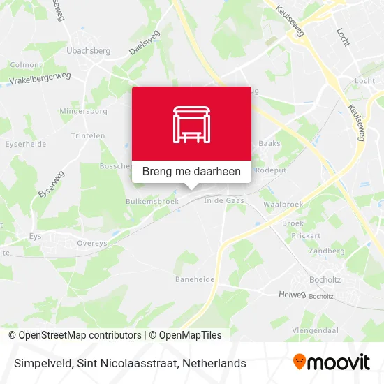 Simpelveld, Sint Nicolaasstraat kaart