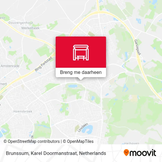 Brunssum, Karel Doormanstraat kaart