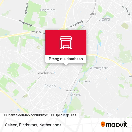 Geleen, Eindstraat kaart
