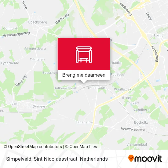 Simpelveld, Sint Nicolaasstraat kaart
