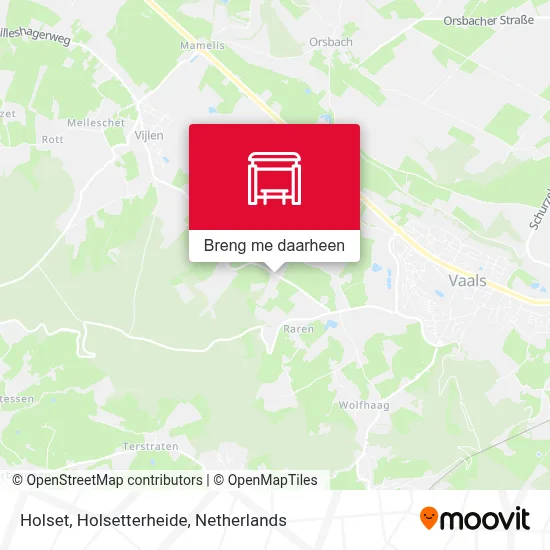 Holset, Holsetterheide kaart