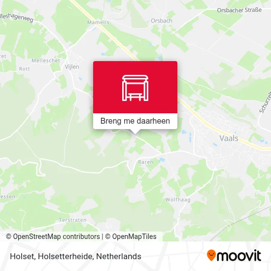 Holset, Holsetterheide kaart