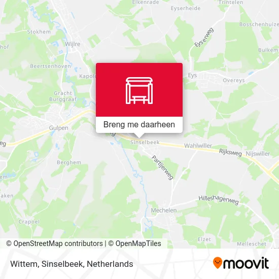 Wittem, Sinselbeek kaart