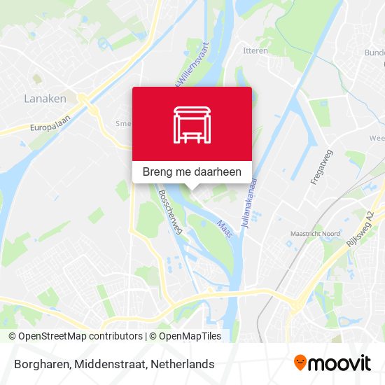 Borgharen, Middenstraat kaart