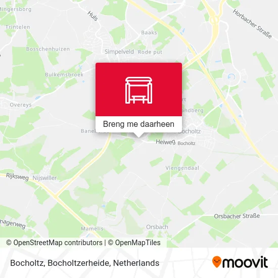 Bocholtz, Bocholtzerheide kaart